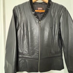 Danier Black Leather Jacket